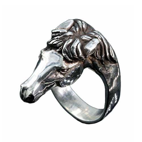 Mustang Ring in Sterling Silver - Jamies Horse Jewelry