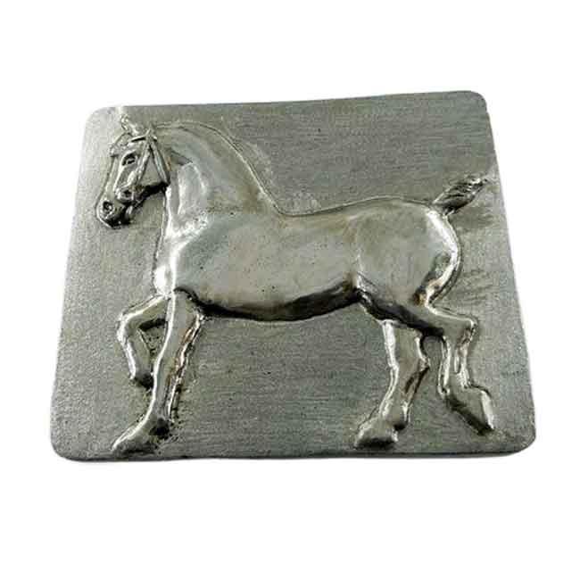 Percheron Draft Horse Belt Buckle in Bronze - Jamies Horse Jewelry