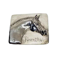 Rosenthal Horse Head Belt Buckle - Jamies Horse Jewelry