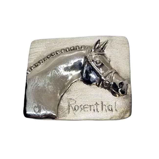 Rosenthal Horse Head Belt Buckle