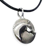 Rosenthal Portrait Horse Head Pendant Necklace in Sterling Silver