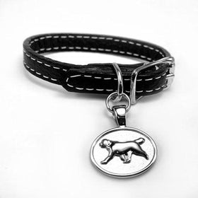 Newfoundland Dog Sterling Silver Charm Bracelet