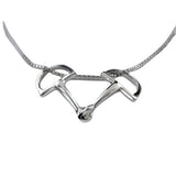Small Snaffle Horse Bit Slider Necklace