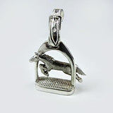Stirrup Jumper Necklace Sterling Silver