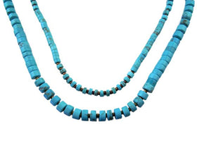 Choose from Two Turquoise Heishi Necklace