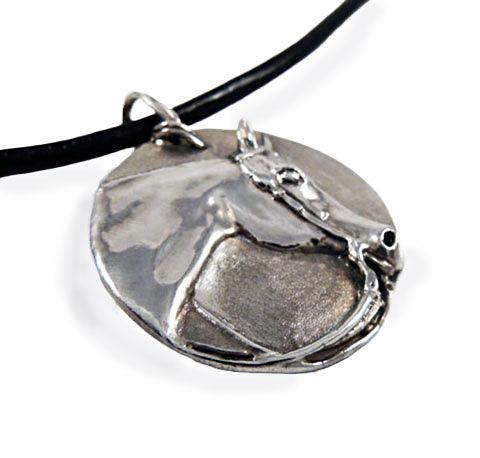 Western Pleasure Horse Pendant Necklace - Jamies Horse Jewelry