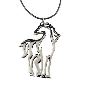 Zen Horse Necklace Sterling Silver